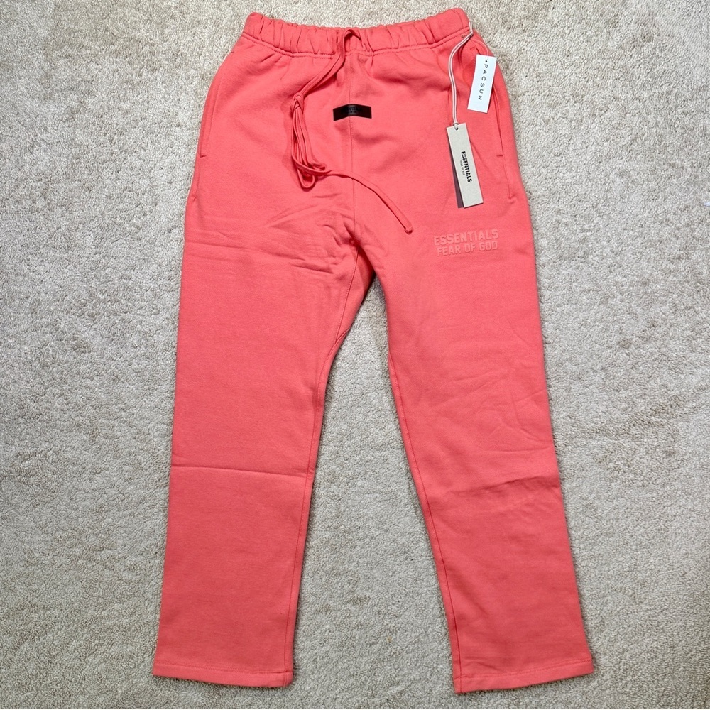 Essentials Fear of God Sweatpants Pink Coral MEDIUM